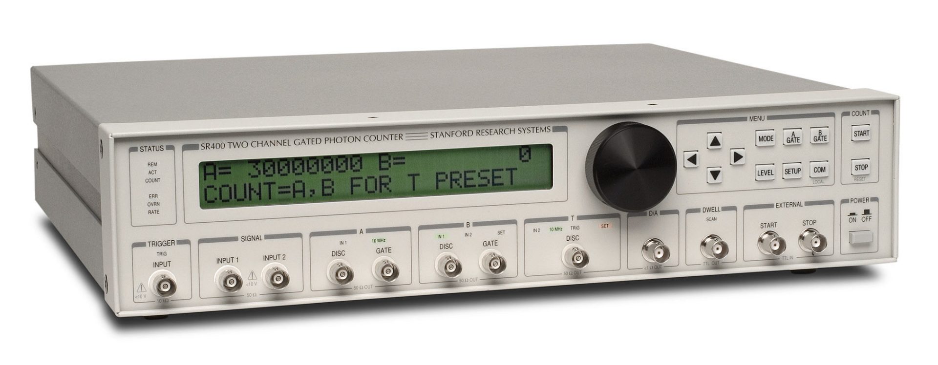Stanford Research Systems Sr400 Dual Channel Gated Photon Counter 1 Stanford Research Systems Sr400 Sr400 Dual Channel Gated Photon Counter