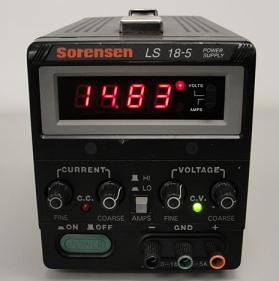 Sorensen Ls18-5 18V, 5A DC Power Supply 1 Sorensen Ls18-5 18V, 5A Dc Power Supply