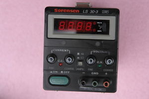 Sorensen Ls30-3 30V, 3A, DC Power Supply 1 Sorensen Ls30-3 30V, 3A, Dc Power Supply