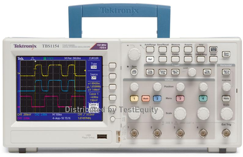Tektronix TBS1104 Oscilloscope 1 Tektronix Tbs1104 Oscilloscope