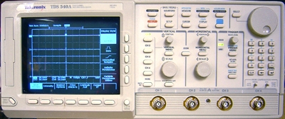 Tektronix Tds540A 4 Ch. 500 Mhz Digitizing Oscilloscope/Monochrome 1 Tektronix Tds540A 4 Ch. 500 Mhz Digitizing Oscilloscope/Monochrome