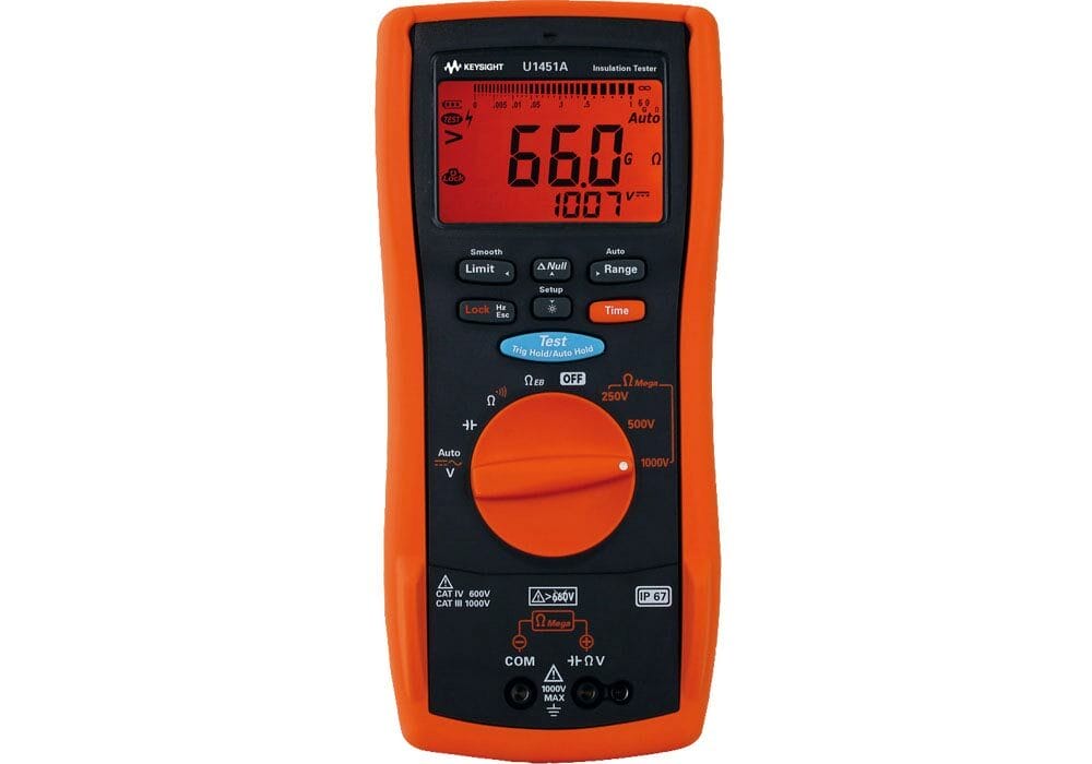 Keysight U1451A Insulation Resistance Tester 1 Keysight U1451A Insulation Resistance Tester