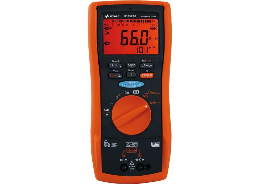 Keysight U1452At Telecommunications Insulation Resistance Tester 1 Keysight U1452At Telecommunications Insulation Resistance Tester