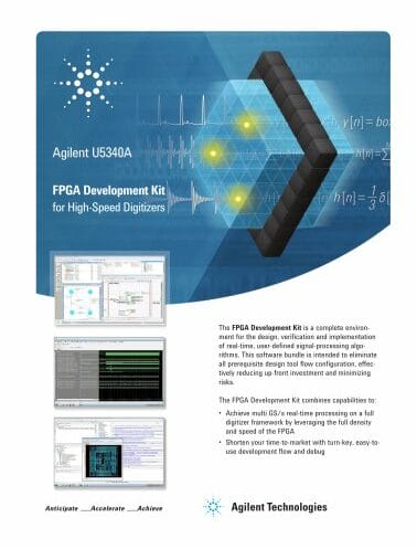 Keysight U5340A Fpga Development Kit For High-Speed Digitizers 1 Keysight U5340A Fpga Development Kit For High-Speed Digitizers