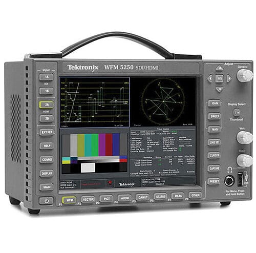 Tektronix WFM5250 Multiformat Waveform Monitor 1 Tektronix Wfm5250 Multiformat Waveform Monitor