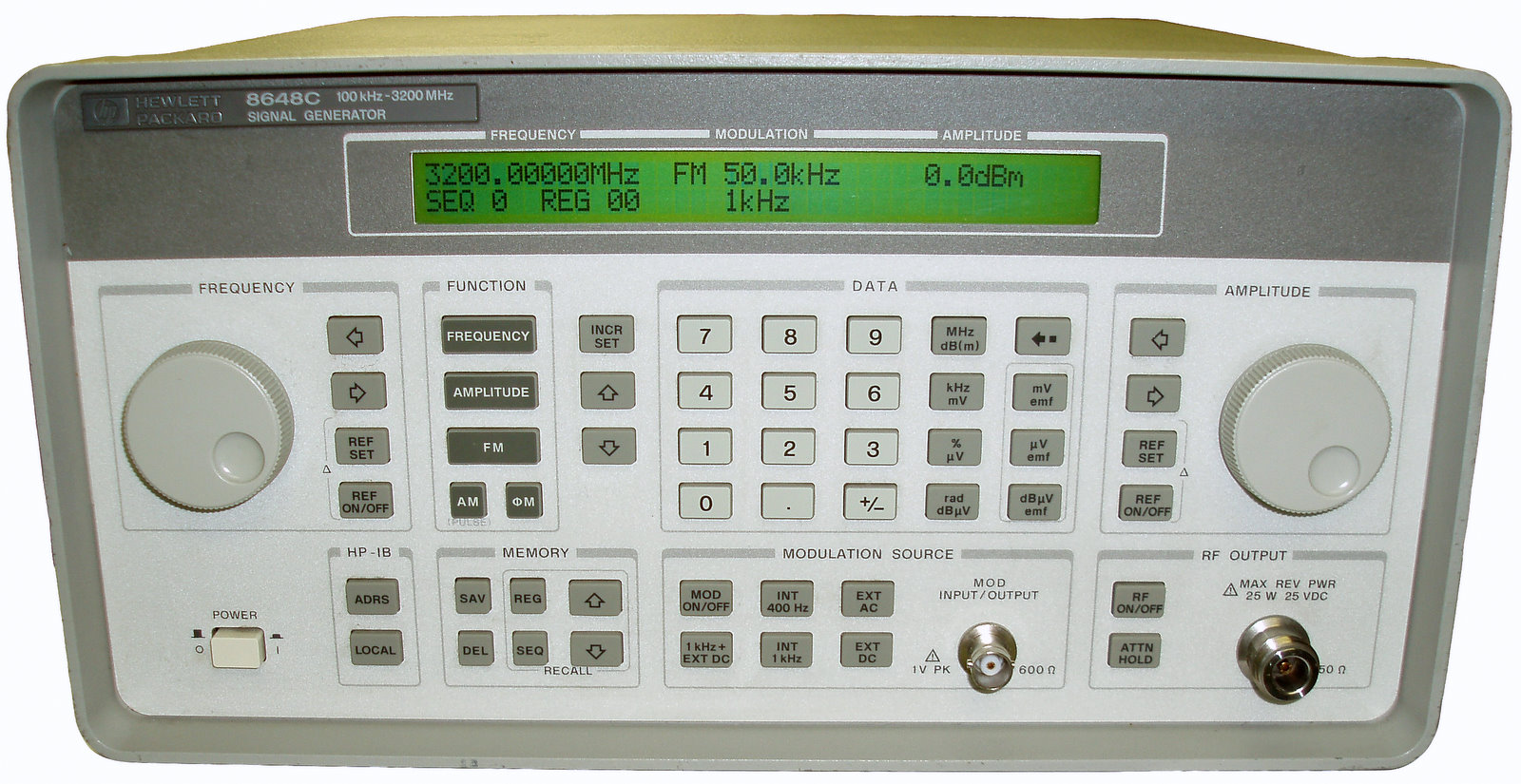 Agilent 8648C Signal Generator 1 Agilent 8648C Signal Generator