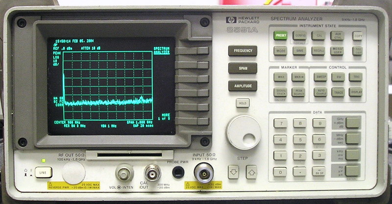 Agilent 8593A High Performance Portable Spectrum Analyzer 1 Agilent 8593A High Performance Portable Spectrum Analyzer