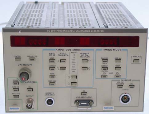 Tektronix Cg5010 Programmable Calibration Generator 1 Tektronix Cg5010 Cg5010 Programmable Calibration Generator