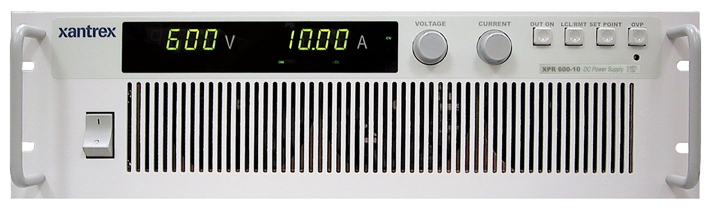 Xantrex Xpr40-150 40V, 150A, 6000 Watt Series Programmable Dc Power Supply 1 Xantrex Xpr40-150 40V, 150A, 6000 Watt Series Programmable Dc Power Supply
