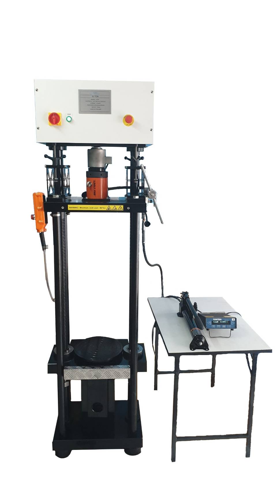 Micro Precision CT50T 50 Ton Tension / Tensile Force & Compression Calibration Machine 1 IMG 2201