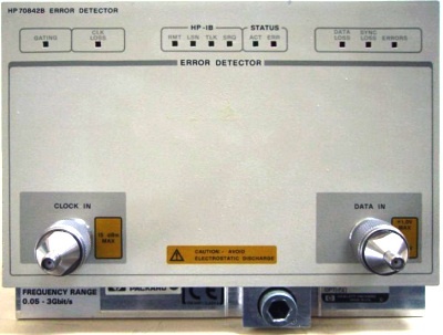 Agilent 70842B BERT/Jitter Test 1 Agilent 70842B BERT/Jitter Test