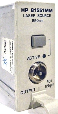 Agilent 81551MM Optical Source 1 Agilent 81551MM Optical Source