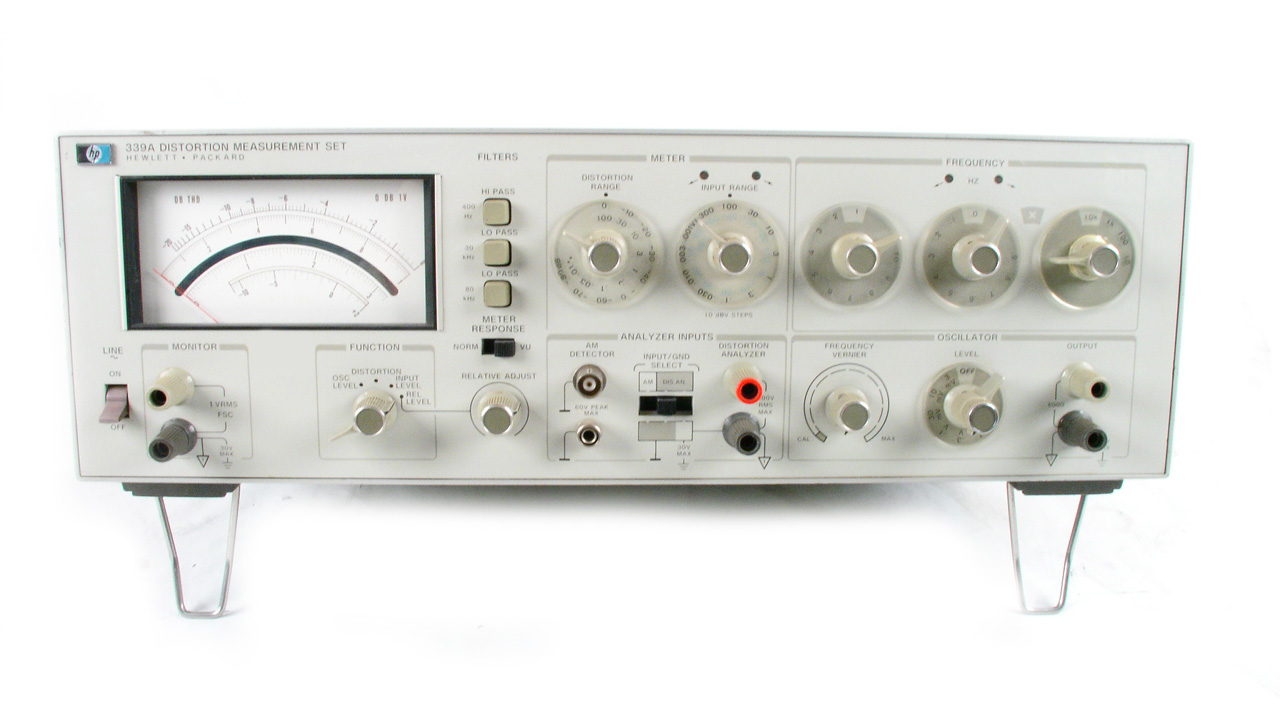 Agilent 339A Distortion Analyzer 1 Agilent 339A Distortion Analyzer