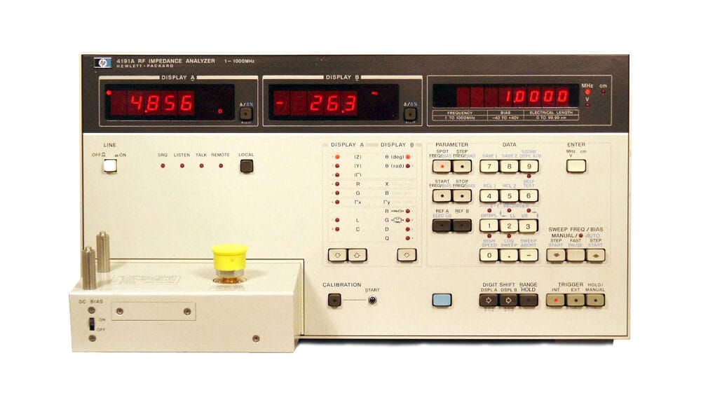 Agilent 4191A Impedance Analyzer 1 Agilent 4191A Impedance Analyzer