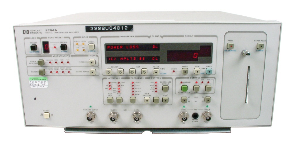 Agilent 3764A Communication Analyzer 1 Agilent 3764A Communication Analyzer