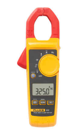 Fluke 325 Clamp Meter - AC - 400A / 600V - AC/DC - True RMS - with Temp 1 FLUKE 325 Clamp Meter
