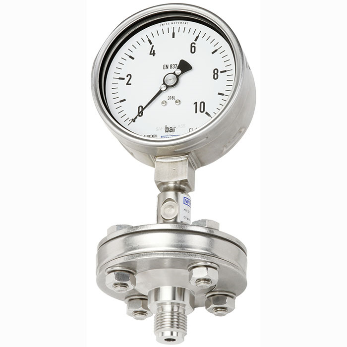 Wika EN 837-1 Pressure Gage - Bourdon - 0-86psi x .2psi - Komax 1 WIKA EN 837 1 Pressure Gage 1 1