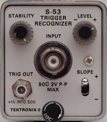 Tektronix S-53 Plug In / Part / Component / Module 1 Tektronix S-53 Plug In / Part / Component / Module