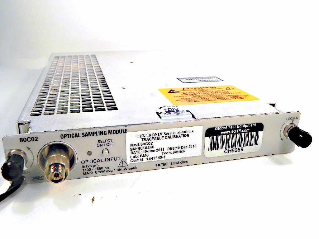 Tektronix 80C02 Plug In / Part / Component / Module 1 Tektronix 80C02 Plug In / Part / Component / Module