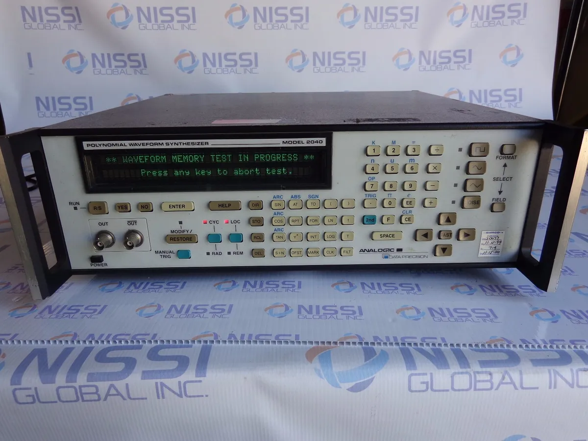 ANALOGIC 2040 Function Generator / Polynomial WFS - 800MHz 1 ANALOGIC 2040 Function Generator Polynomial WFS 800MHz