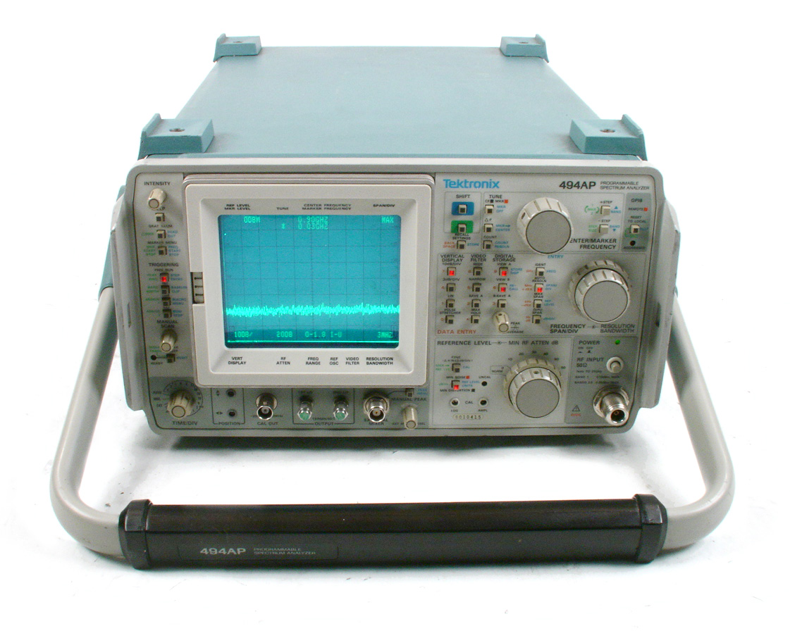 Tektronix 494AP Spectrum Analyzers 1 Tektronix 494AP Spectrum Analyzers