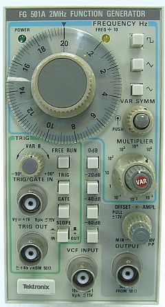 Tektronix FG501A Function/Arbitrary Waveform Generators 1 Tektronix FG501A Function/Arbitrary Waveform Generators