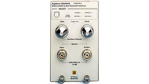 Agilent Technologies 83494A Clock Recovery Plug In/Module - Single-Mode 1 Agilent Technologies 83494A Clock Recovery Plug In/Module - Single-Mode
