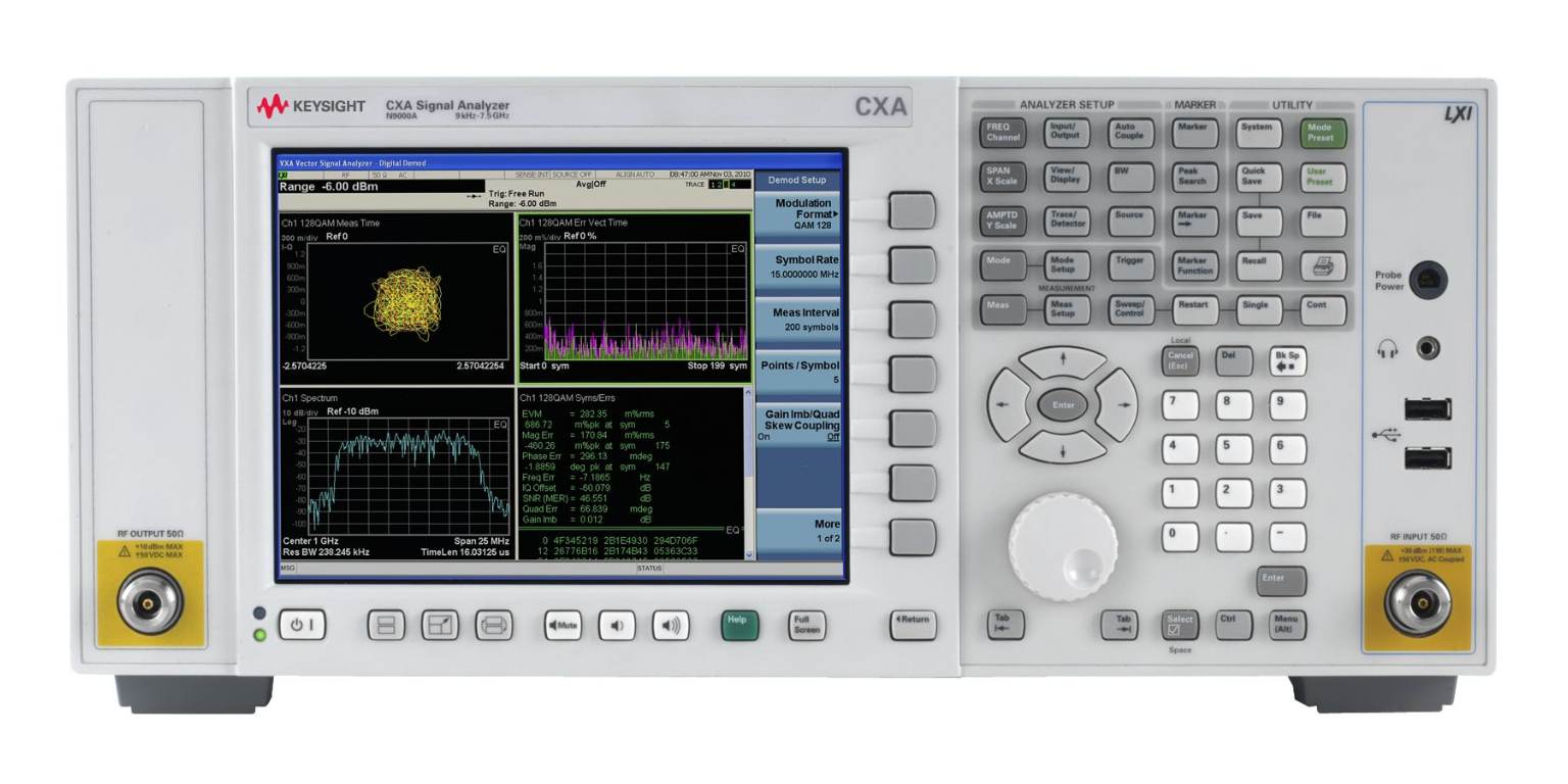Agilent Technologies N9000A-507 Signal Analyzer - CXA - 9kHz-7.5GHz 1 Agilent Technologies N9000A-507 Signal Analyzer - CXA - 9kHz-7.5GHz