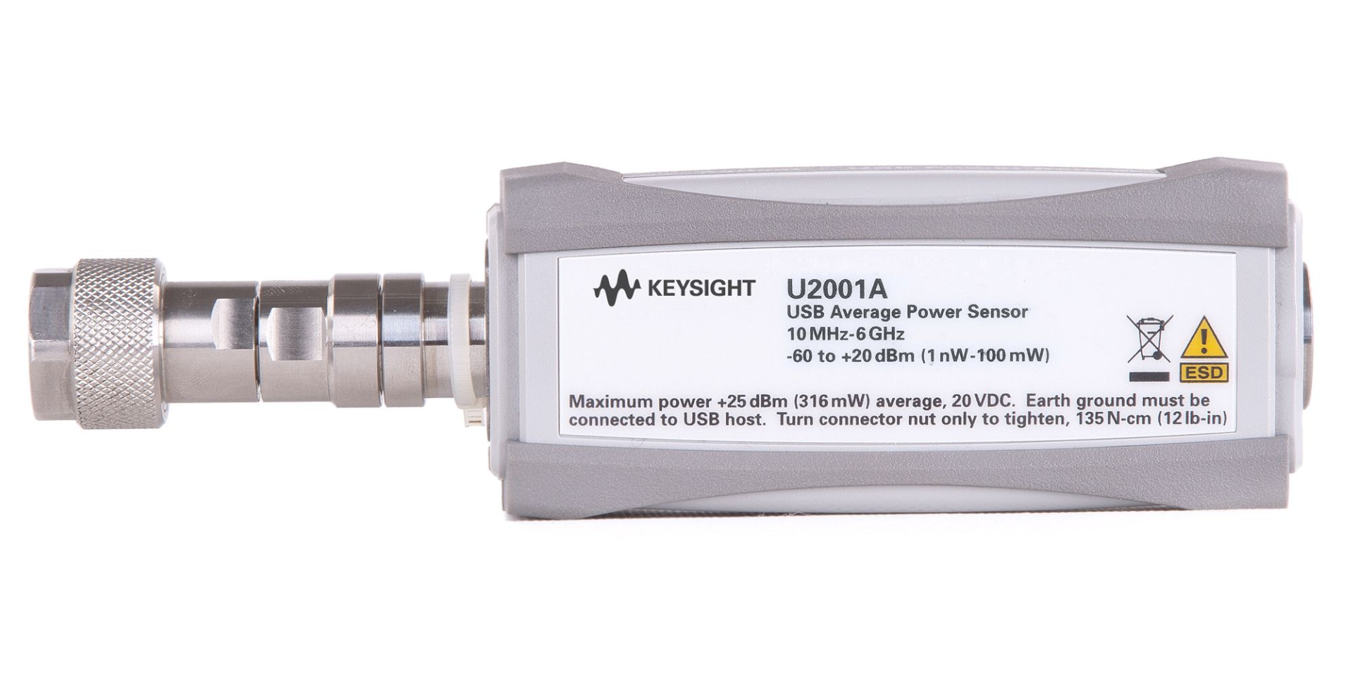 Agilent Technologies U2001A USB Sensor - 10MHz-6GHz 1 Agilent Technologies U2001A USB Sensor - 10MHz-6GHz