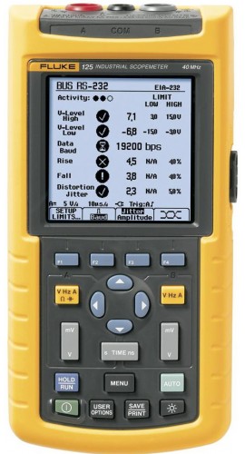 Fluke 125 ScopeMeter Industrial 40 MHz 1 Fluke 125 ScopeMeter Industrial 40 MHz