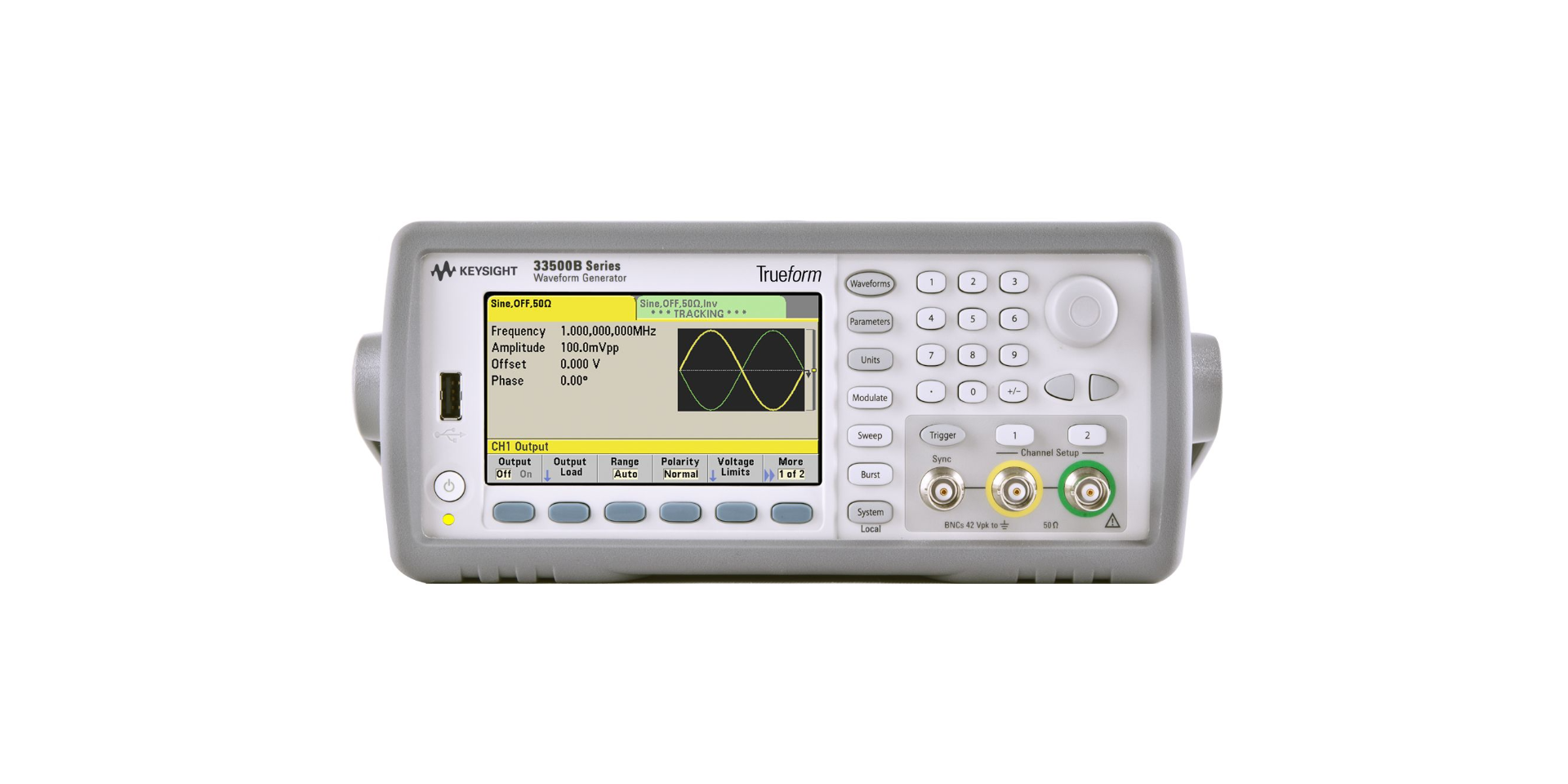 Agilent Technologies 33500B Waveform Generator - 30MHz / 2ch 1 Agilent Technologies 33500B Waveform Generator - 30MHz / 2ch