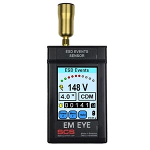 3M SCS CTM048-21 ESD Event/EMF/RF Meter w / CTC021 ESD Sensor 1 3M CTM048-21