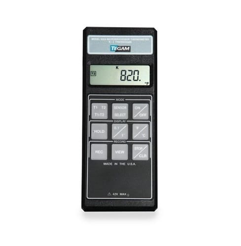 Tegam 820 Thermocouple Thermometer, Dual Input deg C & deg F (K & J) 1 Tegam 820
