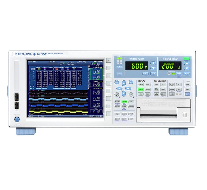 Yokogawa WT1800E High Performance Power Analyzers 1 Yokogawa WT1800E High