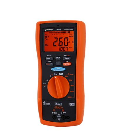 Keysight U1452A Insulation Resistance Tester 50 V to 1000 V 1 U1452A Insulation Resistance Tester