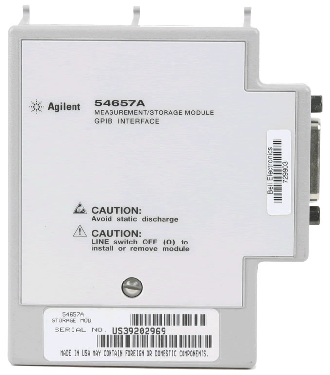 Keysight 54657A Measurement/Storage Module HP-IB Interface 1 KEYSIGHT 54657A MEASUREMENT / STORAGE MODULE HP-IB INTERFACE