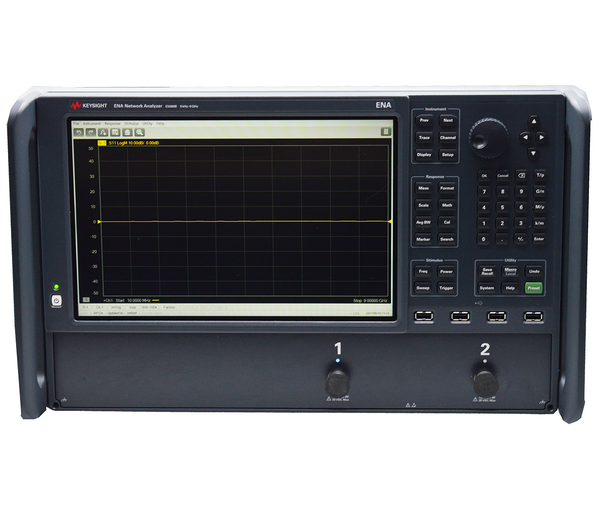 Keysight E5080B 2-PORT Test Set, 9 kHz TO 9 GHz ENA Network Analyzer 172 1E5 290 1 KEYSIGHT E5080B 2-PORT TEST SET, 9 kHz TO 9 GHz ENA NETWORK ANALYZER 172 1E5 290