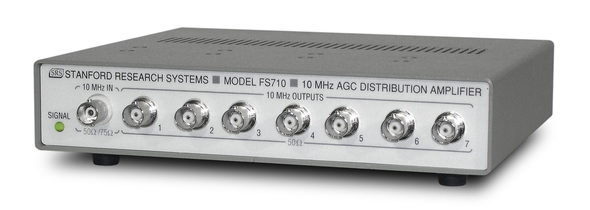 Stanford Research FS710 10 MHz AGC Distribution Amplifier 1 STANFORD RESEARCH FS710 10 MHz AGC DISTRIBUTION AMPLIFIER
