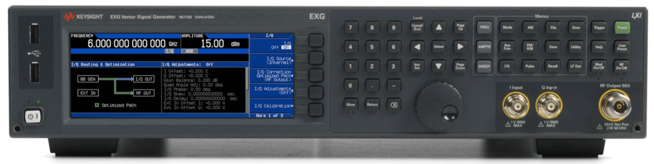 Keysight N5172B 9 kHz TO 6 GHz EXG- Series Vector Signal Generator 1 KEYSIGHT N5172B 9 kHz TO 6 GHz EXG-SERIES VECTOR SIGNAL GENERATOR 506 009 1EA 1EL 250 430 653 655 660 UNT UNZ