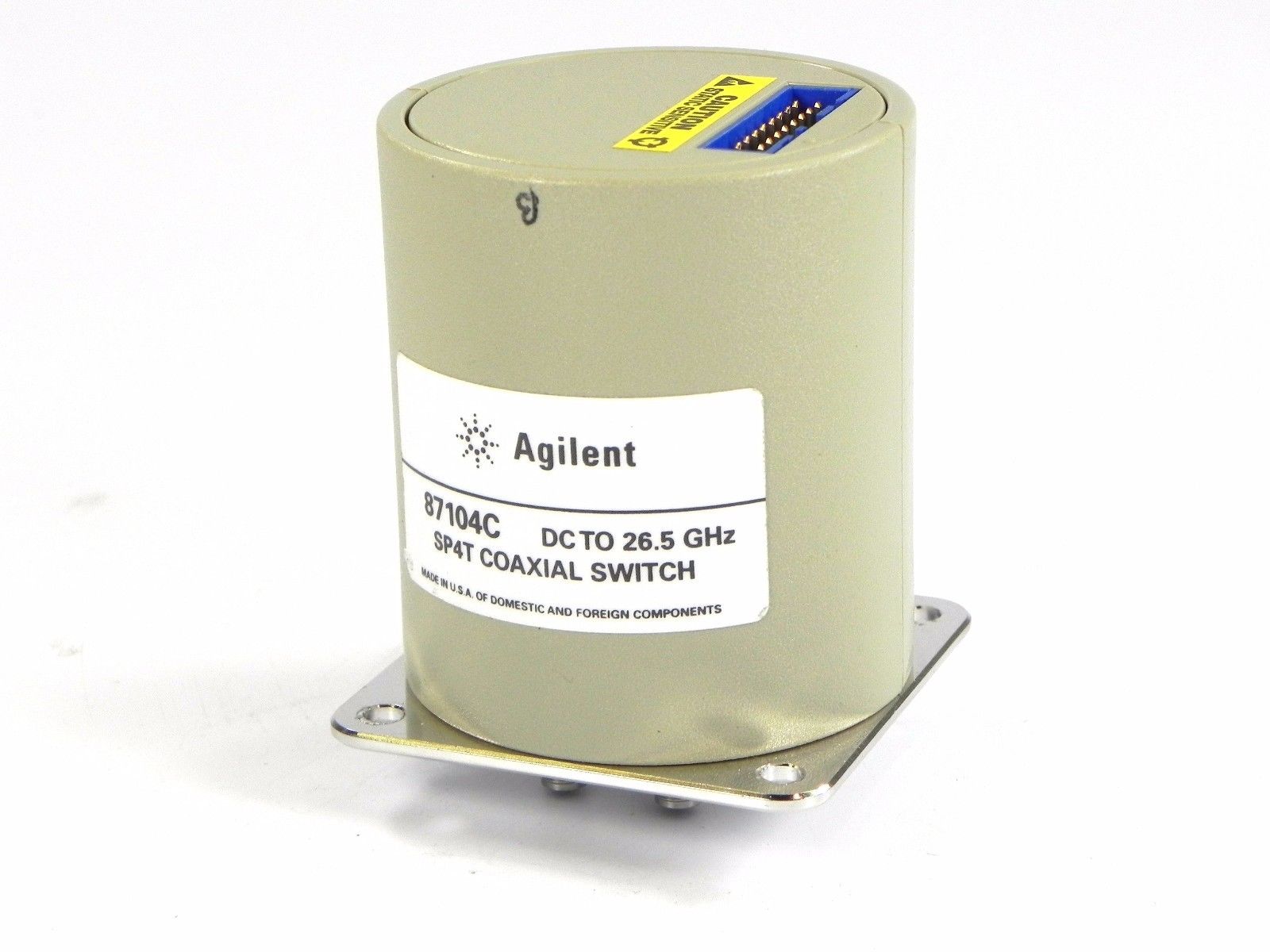Keysight 87104C Dc TO 26.5 GHz SP4T Coaxial Switch (Agilent) 1 KEYSIGHT 87104C Dc TO 26.5 GHz SP4T COAXIAL SWITCH