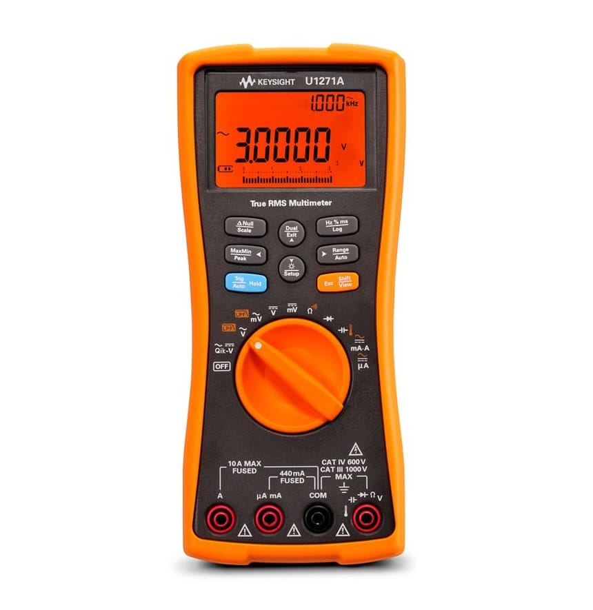 Keysight U1271A Handheld Digital Multimeter, 4.5 Digit 1 Keysight U1271A