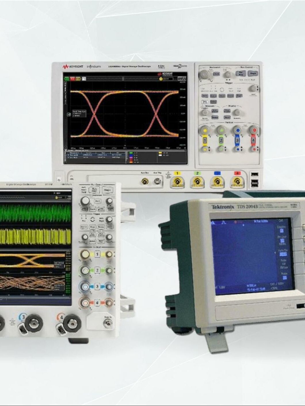 Three Oscilloscopes