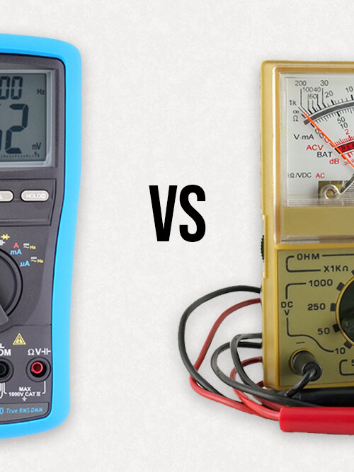 Digital multimeter vs analog multimeter