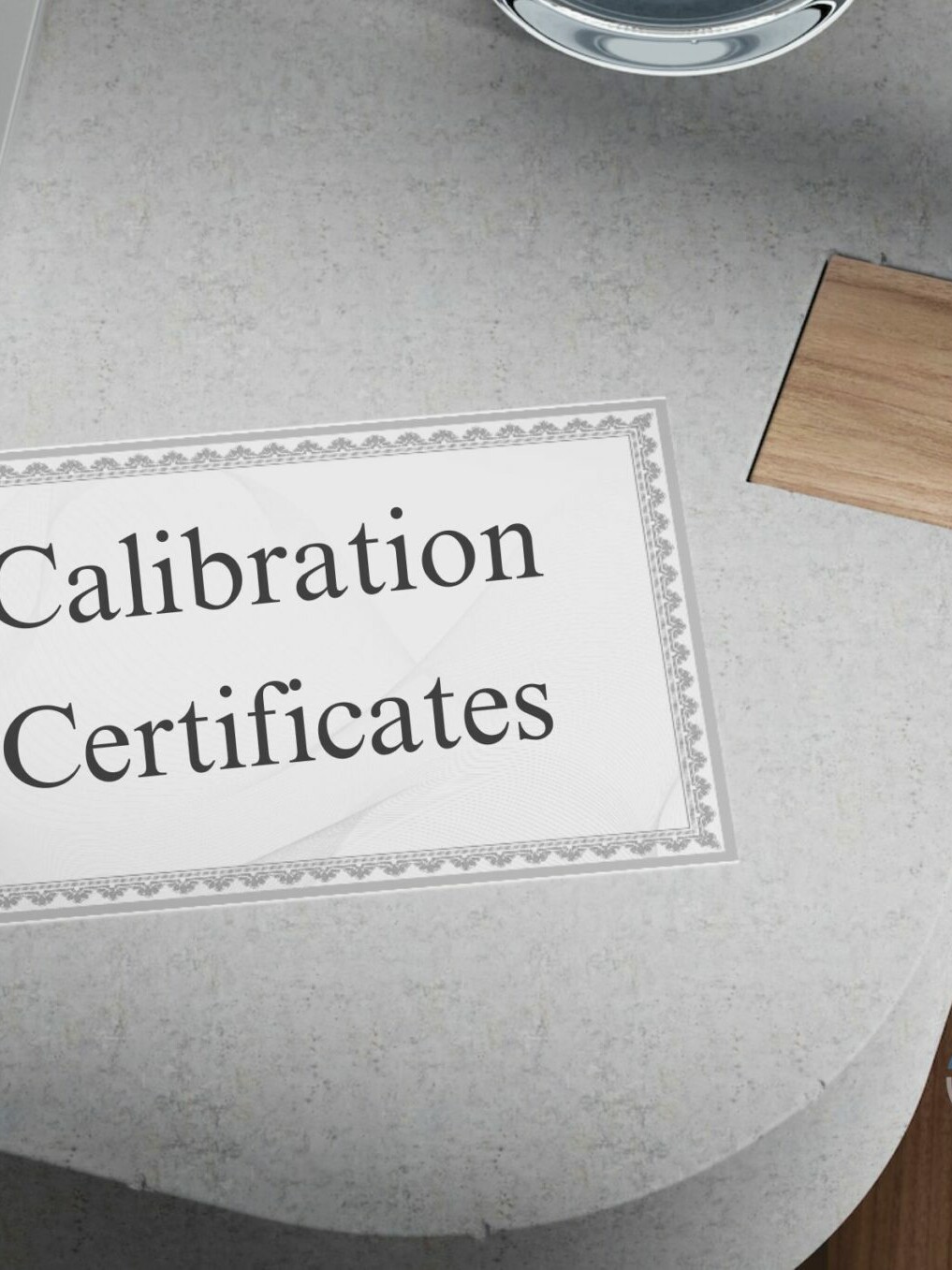 calibration certificates