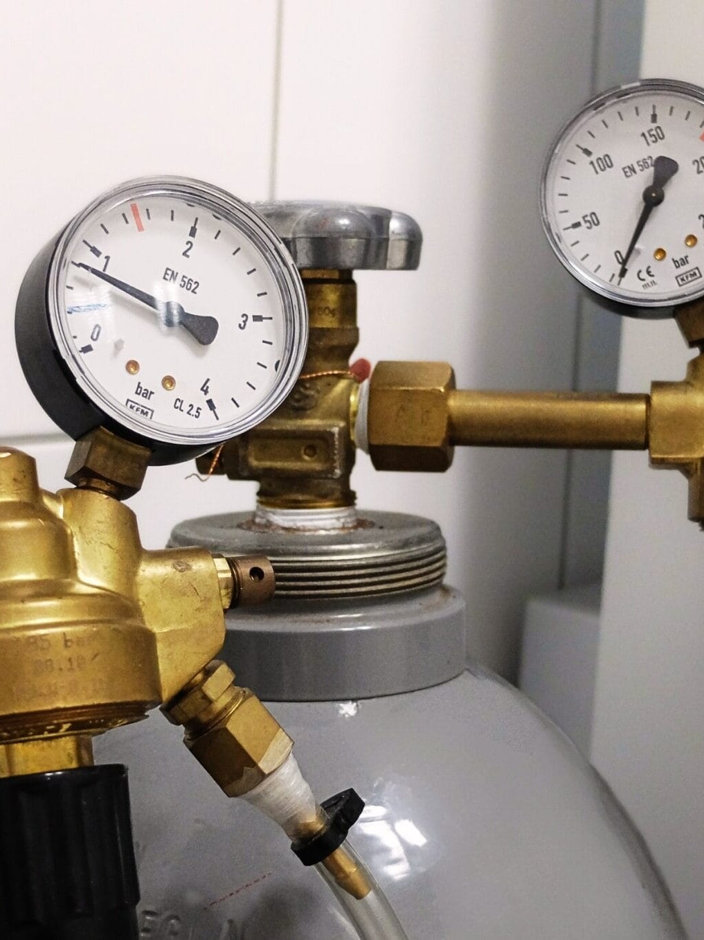 Closeup Pressure Gauge