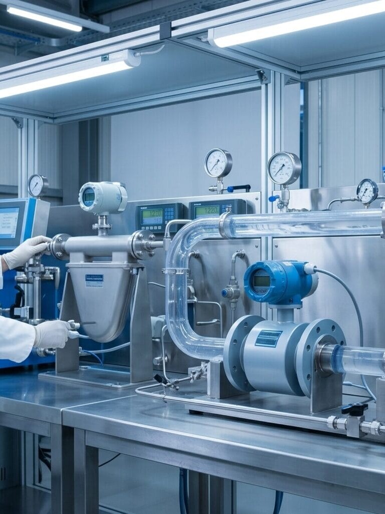 Calibrating flowmeters uai