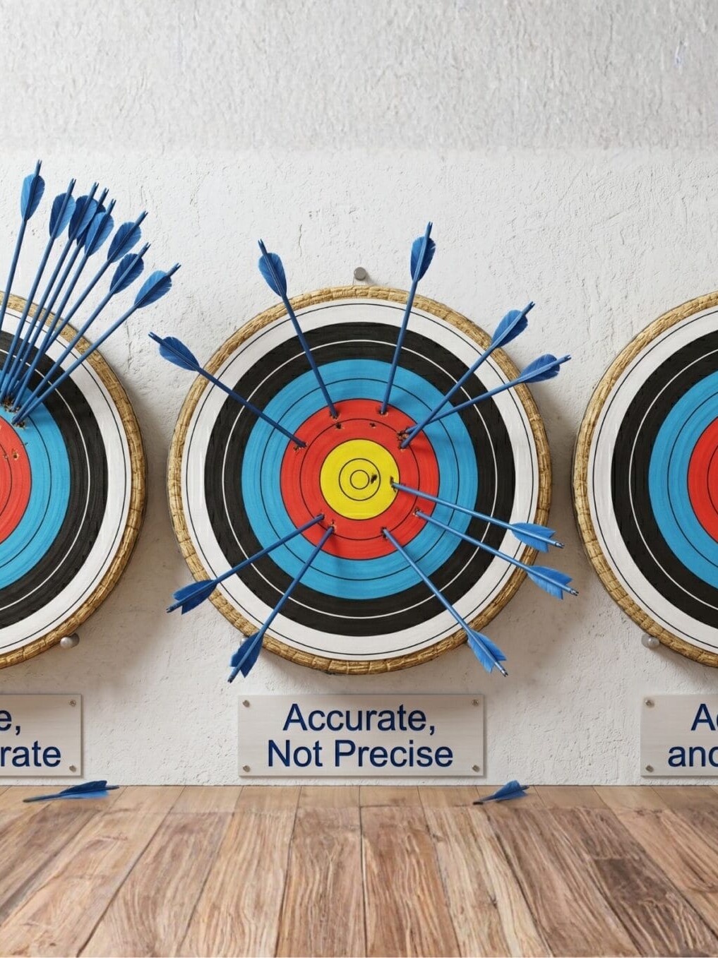targets showing accuracy vs precision