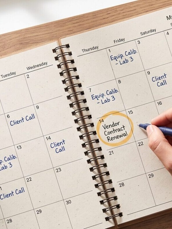 Calibration Scheduling